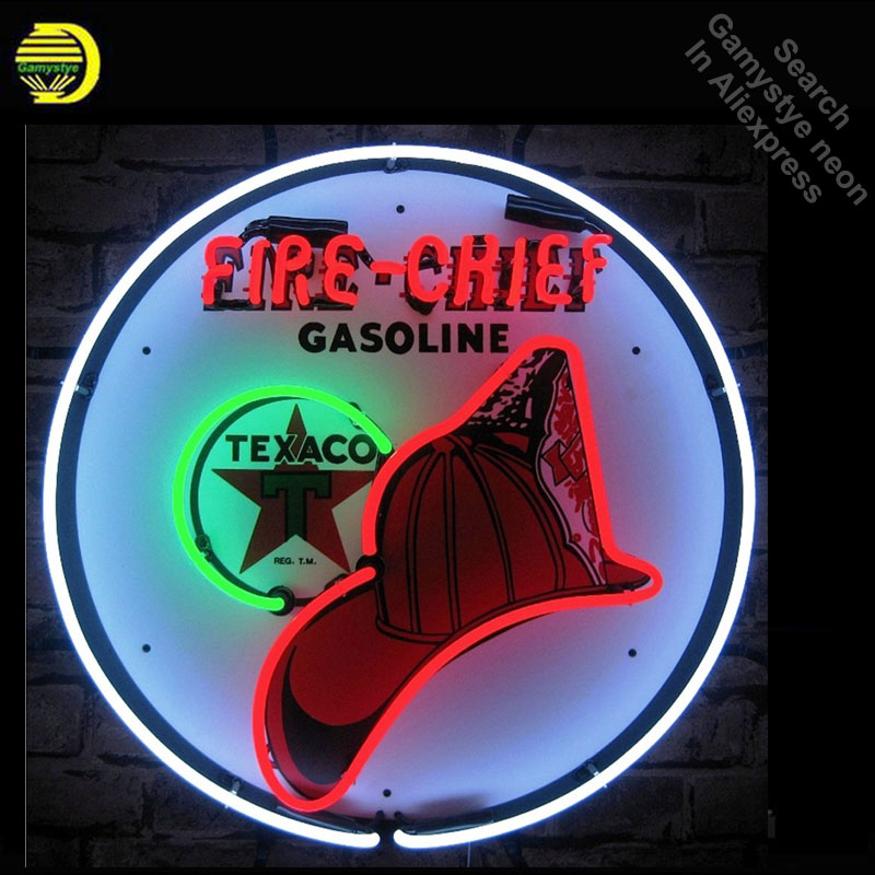 Commercial Printing Icon - Neon Sign for Texac Fire Chie