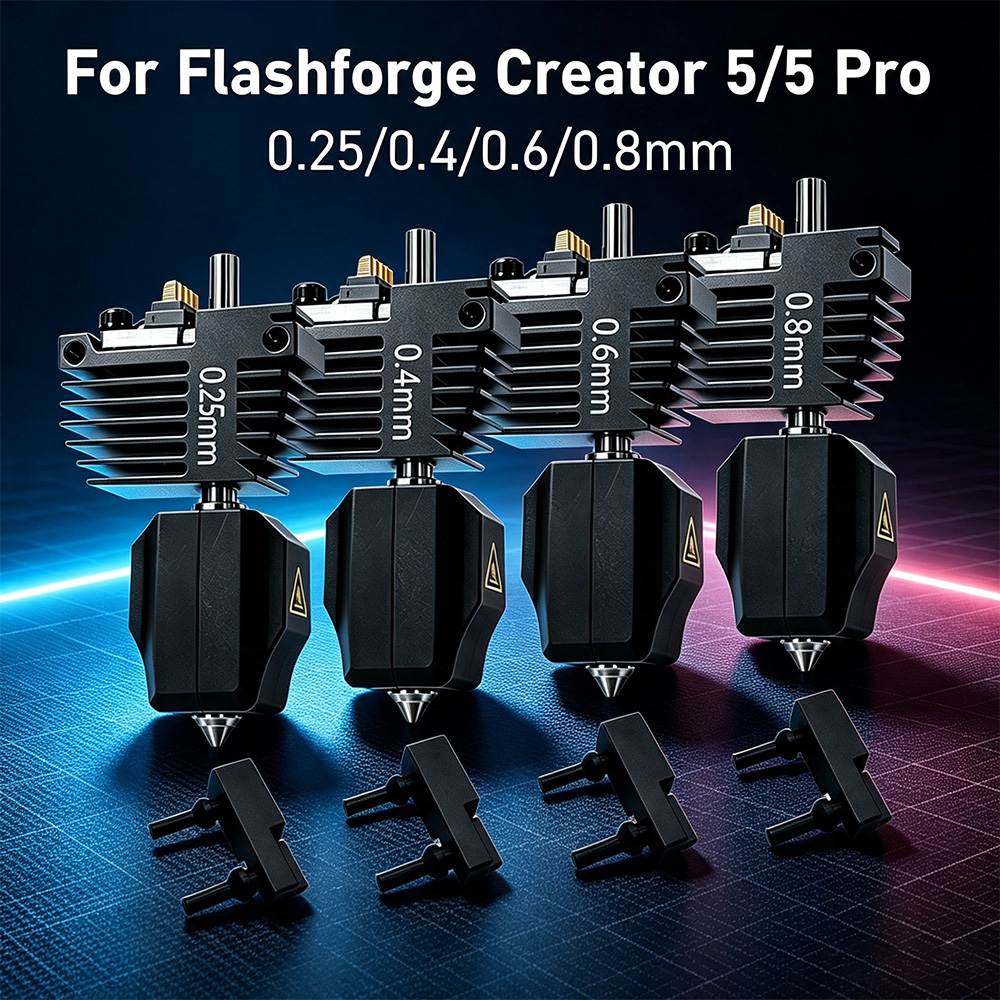 4 pcs Hotend Kit for Flashforg - Print Head Cleaning Kit recension och pris