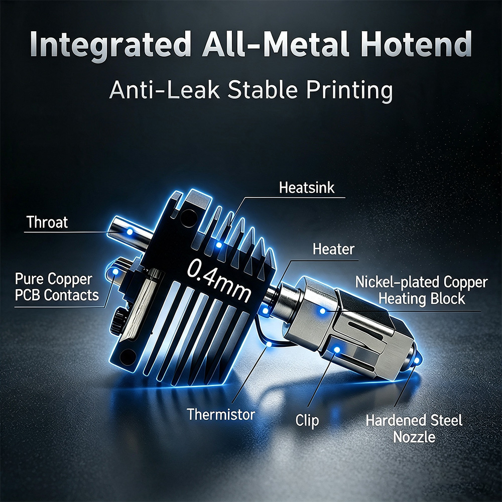 4 pcs Hotend Kit for Flashforg - Print Head Cleaning Kit recension och pris