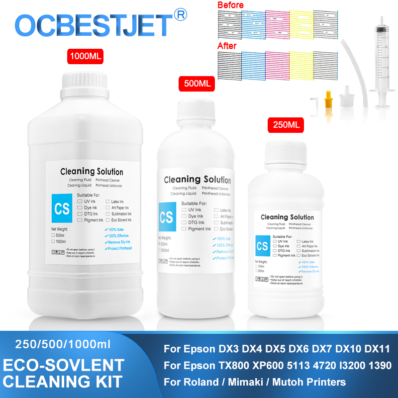Eco-Solvent Ink Cleaning Solut - Print Head Cleaning Kit recension och pris