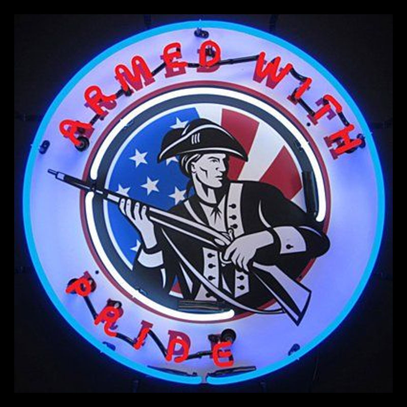 Neon Sign For Family Armed Wit - Commercial Printing Icon recension och pris
