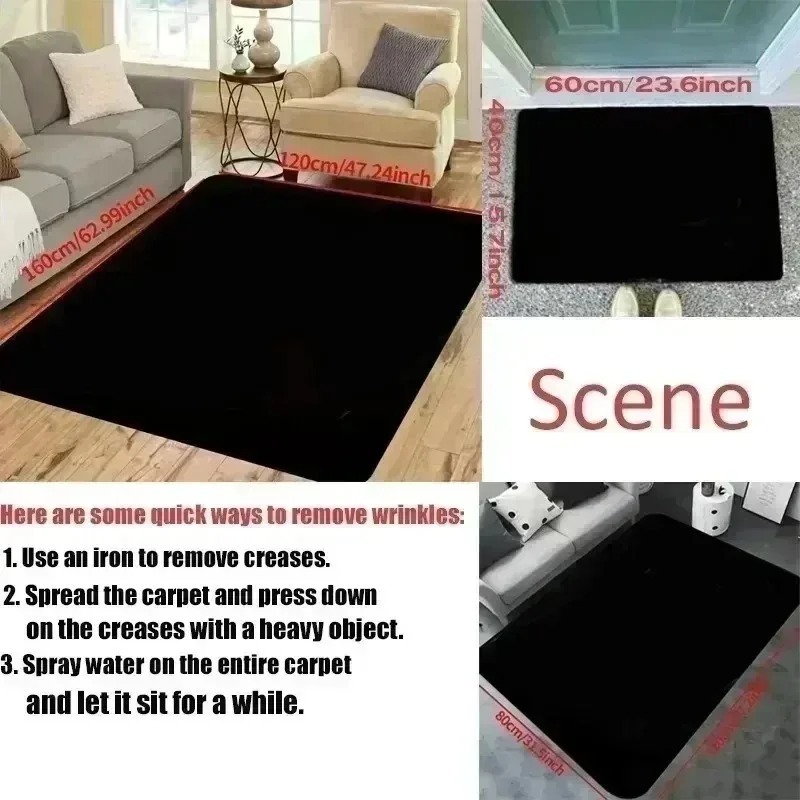 Large Living Room Bedroom Rug  - Commercial Printing Icon recension och pris