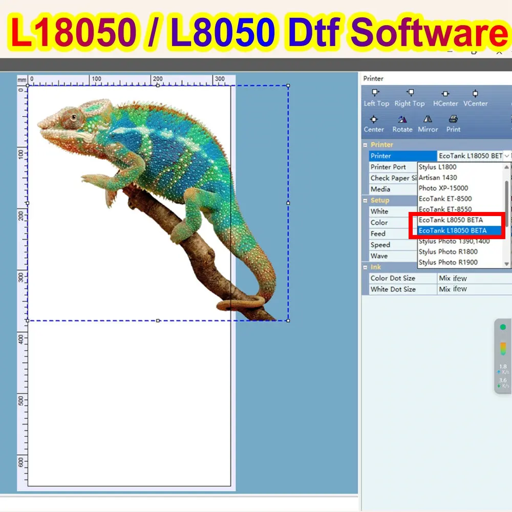 L18050 DTF Software L8050 RIP  - Dtf Powder Shaker recension och pris
