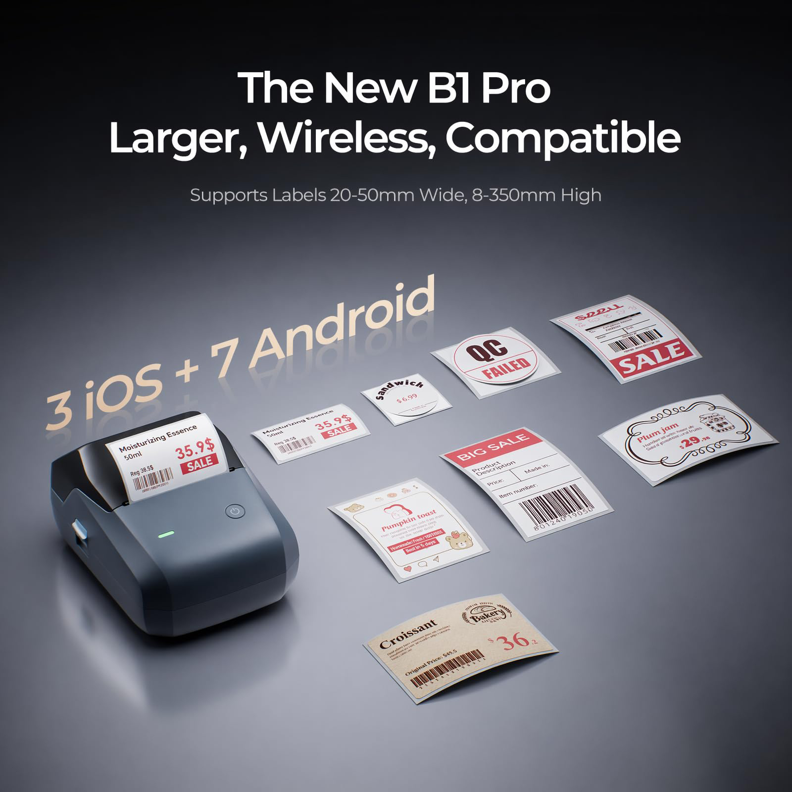 Niimbot B1Pro Label Maker 300D - Commercial Printing Network recension och pris