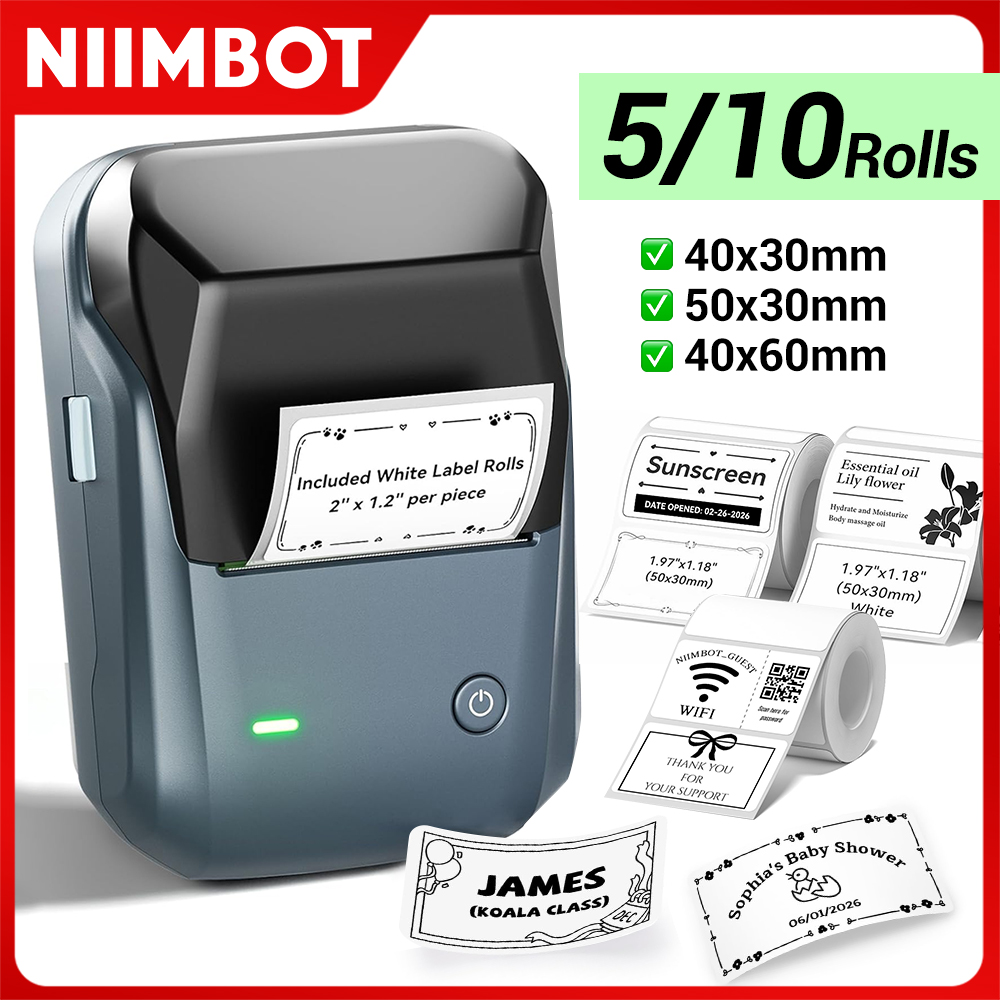 Niimbot B1 Printer Thermal Blu - Commercial Printing Network recension och pris