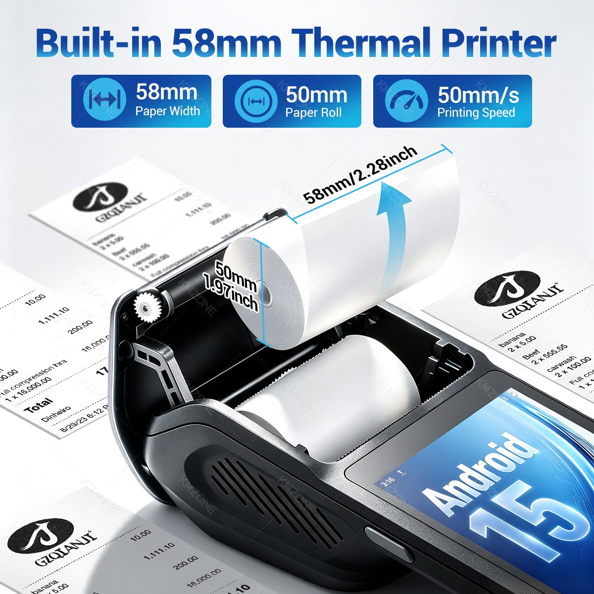 3G32G Android 15 PDA Terminal  - Commercial Printing Network recension och pris