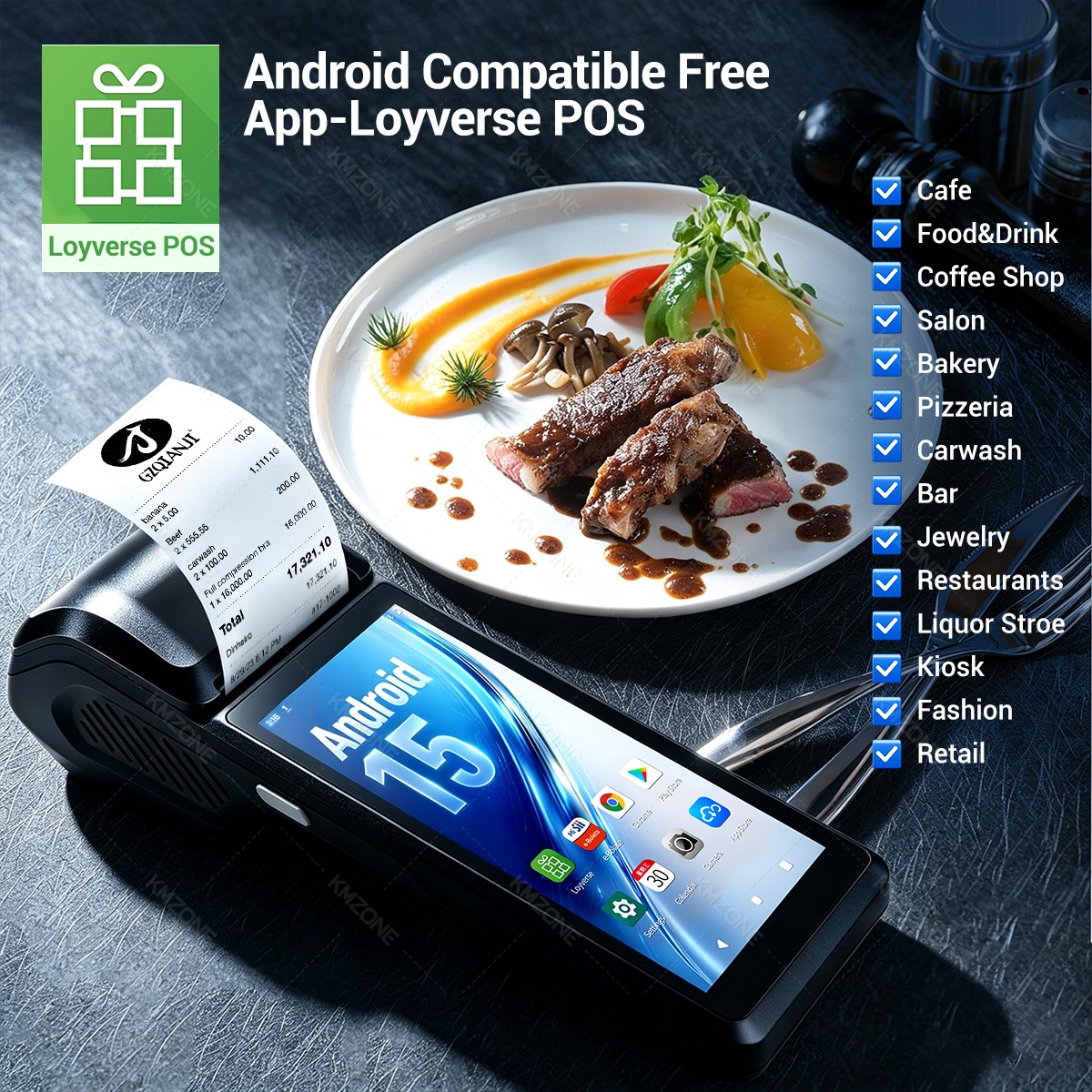 3G32G Android 15 PDA Terminal  - Commercial Printing Network recension och pris